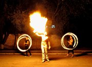 Огненное и светодиодное шоу  на заказ от группы Dragon Soul 